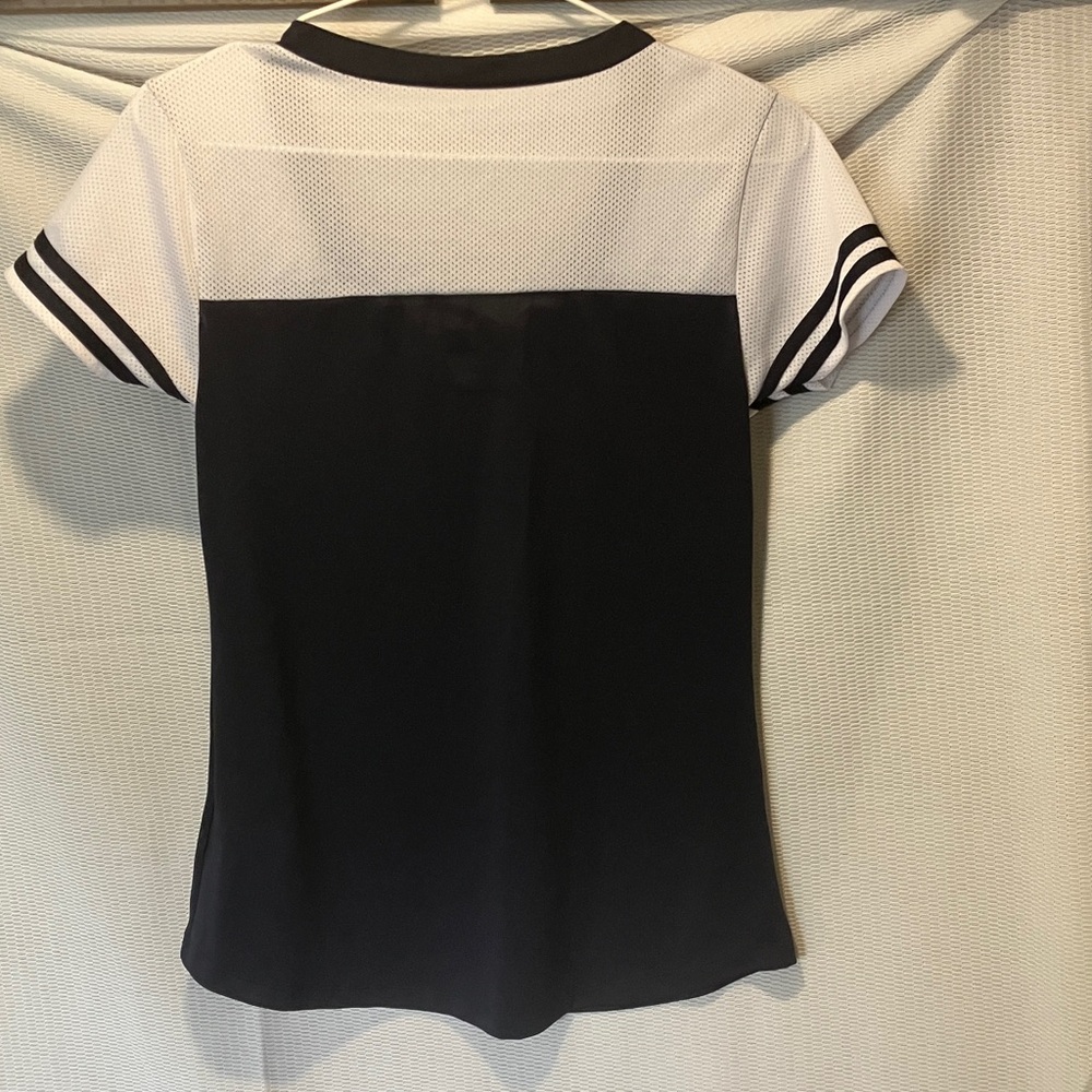NFL Team Apparel Women's Navy and White Top - Picture 3 of 5